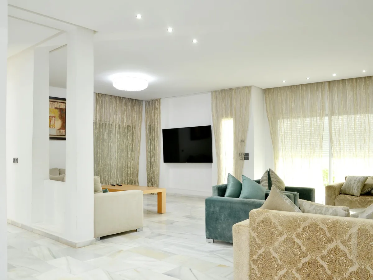 A modern living room